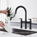 Pull Down Sprayer Kitchen Waterfall Faucet